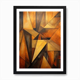 Dynamic Geometric Abstract Illustration 9 Art Print