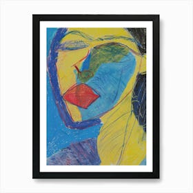 Face Of A Woman 112 Art Print