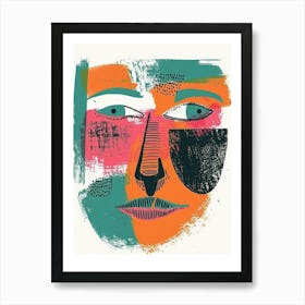 Face Of A Woman 67 Art Print