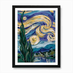 Starry Night 9 Art Print