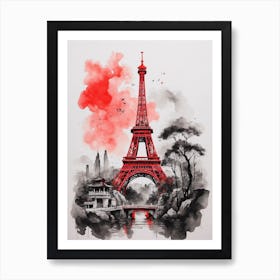 Paris Eiffel Tower 1 Art Print