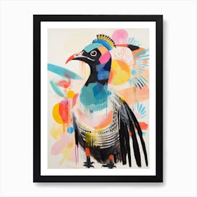 Bird Painting Collage Vulture 2 Art Print