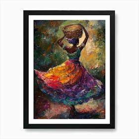 African Dancer Art Print