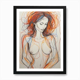 Nude Woman 9 Art Print