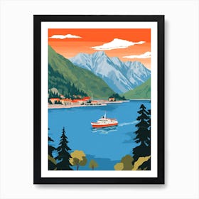 Montenegro 3 Travel Illustration Art Print