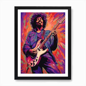 Jimi Hendrix Purple Haze 3 Art Print