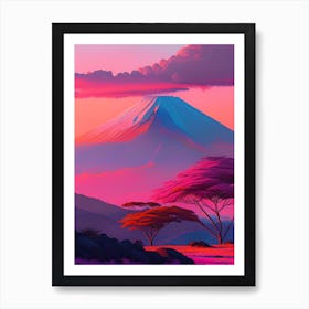 Mount Kilimanjaro Dreamy Sunset Art Print