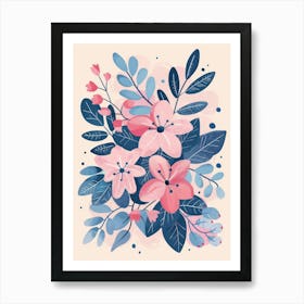 Watercolor Flowers 59 Art Print