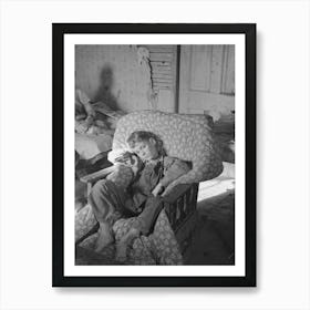 One Of John Scott S Children Recovering From A Severe Attack Of Pneumonia, Ringgold, Iowa By Russell Lee Art Print