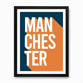 Manchester Typography Art Print