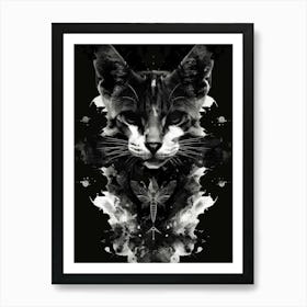 Black Cat 58 Art Print