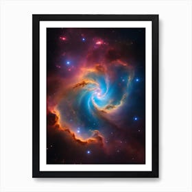 Spiral Nebula Art Print