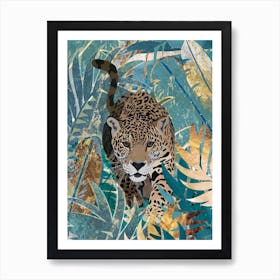 Jaguar In The Jungle Art Print