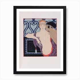 Les Trois Beautes De Mnasidika (1922,), 1 George Barbier Art Print