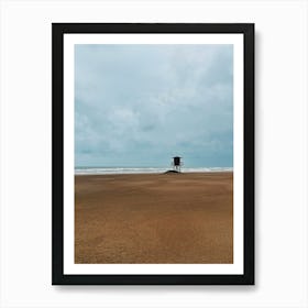 Lifeguard Tower, Cullera, Valencia Art Print