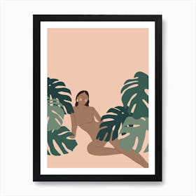 Jungle Girl 3 Art Print