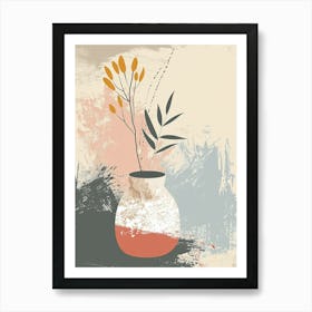 Timeless Curves Mid Century Style Art Print