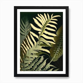 Chain Fern Rousseau Inspired Art Print