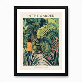 In The Garden Poster Norfolk Botanical Gardens 2 Art Print