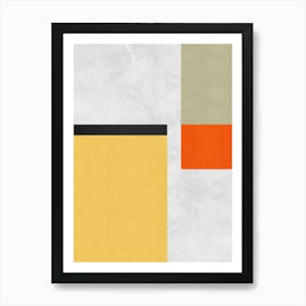 Contemporary modern geometry 14 Art Print