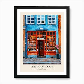 Copenhagen Book Nook Bookshop 4 Poster Art Print