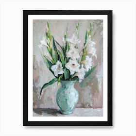 A World Of Flowers Gladiolus 2 Painting Art Print