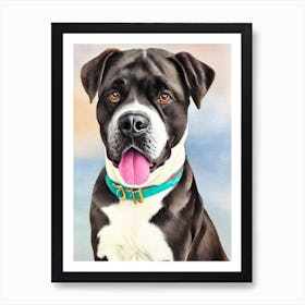 Cane Corso 4 Watercolour Dog Art Print