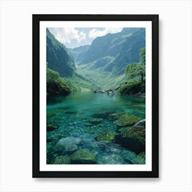 Lake In Norway 2 Art Print