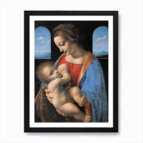 Madonna Litta, Leonardo Da Vinci Art Print