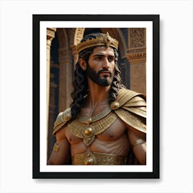 Babylonian god Art Print