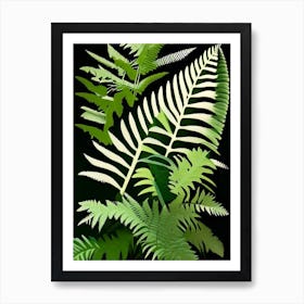 Forked Spleenwort Vibrant Affiche