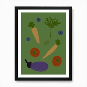 Veggies Art Print