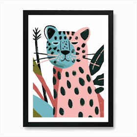 Leopard In The Jungle 37 Art Print