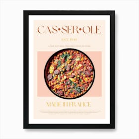 Casserole Mid Century Affiche