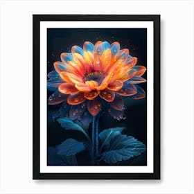 Gerbera Flower 1 Art Print