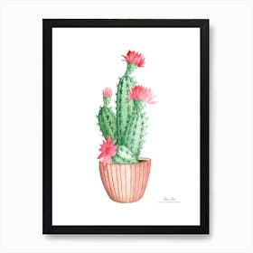 Aloe vera plant. Green plant. Beautiful plant. Thorns plant. Aloe vera flowers.7 Art Print