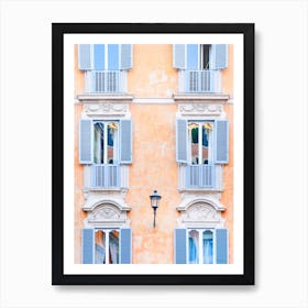 Rome Shutters Art Print