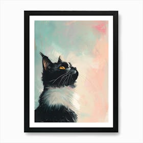 Cat In The Sky 7 Art Print