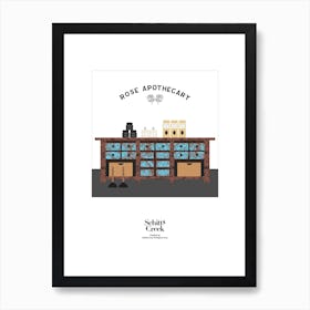 Schitts Creek Rose Apothecary Store Art Print