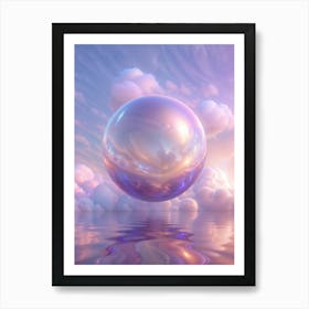 Dreamy Pastel Purple Art Print