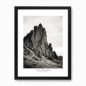 Poster Of Colorado, Black And White Analogue Photograph 3 Art Print