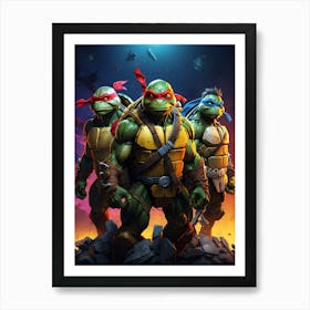 Teenage Mutant Ninja Turtles 2 Art Print