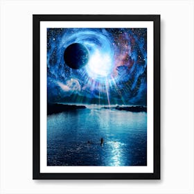 Navigate Towards The Universe Art Print