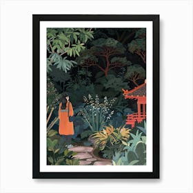 In The Garden Koraku En Japan 4 Art Print