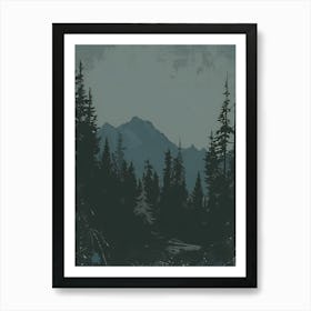 Woods Art Print