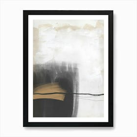 Modern Neutral Abstract 1 Art Print