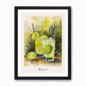 Mojito Tile Poster 5 Art Print