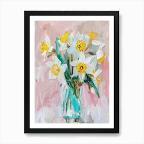 A World Of Flowers Daffodil 2 Painting Art Print