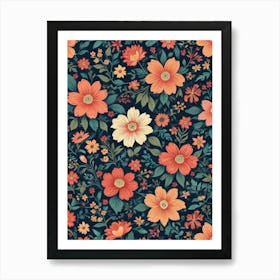 Floral Pattern 8 Art Print