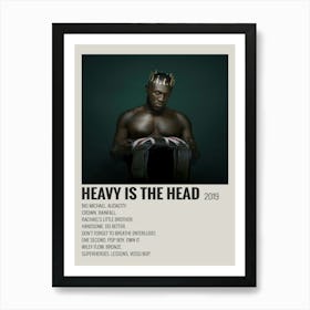 Stormzy Heavy Is The Head Album Poster Art Print